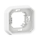 Legrand - Support plaque encastré 1 poste Plexo blanc