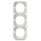 Legrand - Support plaque encastré 3 postes montage horizontal/vertical Plexo blanc