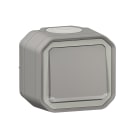 Legrand - Interrupteur ou va-et-vient lumineux 10AX 250V Plexo complet saillie gris