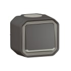Legrand - Interrupteur ou va-et-vient témoin 10AX 250V Plexo complet saillie anthracite