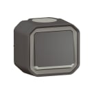 Legrand - Interrupteur ou va-et-vient lumineux10AX 250V Plexo complet saillie anthracite