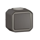 Legrand - Plexo commande simple réversible va-et-vient ou poussoir - anthracite - saillie