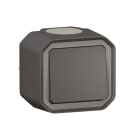 Legrand - Plexo commande simple réversible va-et-vient ou poussoir - anthracite - saillie