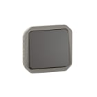 Legrand - Commande simple réversible Plexo va-et-vient ou poussoir - anthracite