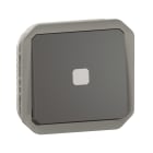 Legrand - Interrupteur temporisé lumineux Plexo composable anthracite