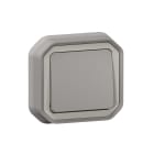 Legrand - Poussoir NO Plexo complet encastré - gris