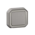 Legrand - Poussoir NO Plexo complet encastré - gris
