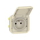 Legrand - Prise de courant 2P+T Plexo composable sable