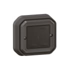 Legrand - Commande double Self-e éclairage et prise Plexo with Netatmo complet anthracite