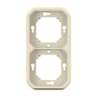 Legrand - Support plaque encastré 2 postes montage horizontal/vertical Plexo sable