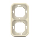 Legrand - Support plaque encastré 2 postes montage horizontal/vertical Plexo sable