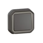 Legrand - Interrupteur ou va-et-vient 10AX 250V Plexo complet encastré anthracite