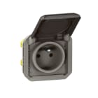Legrand - Prise de courant 2P+T Plexo composable anthracite