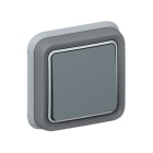 Legrand - Interrupteur ou va-et-vient étanche Plexo complet encastré - gris