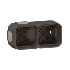 Legrand - Boîtier apparent 2 postes Plexo horizontal ou vertical - anthracite