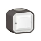 Legrand - Détecteur mural Plexo sans Neutre 100W LED - complet Anthracite