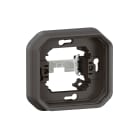 Legrand - Support plaque 1 poste Plexo pour montage encastré - anthracite