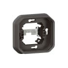 Legrand - Support plaque 1 poste Plexo pour montage encastré - anthracite