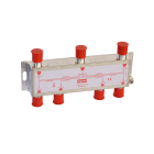 Legrand - Répartiteur télévision 6 sorties typeF - 0MHz à 2400MHz