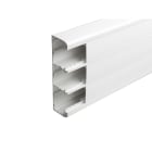 Legrand - Goulotte 3 compartiments à clippage direct 50x180mm Mosaic longueur 2m - blanc