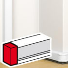 Legrand - Embout pour goulotte à clippage direct Mosaic 50x80mm - blanc