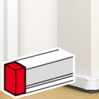 Legrand - Embout pour goulotte à clippage direct Mosaic 50x80mm - blanc