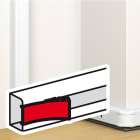 Legrand - Couvercle pour goulottes Mosaic 50x80/130/180 - blanc antimicrobien