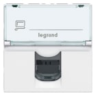 Legrand - Prise RJ45 catégorie5e UTP Mosaic 2 modules - blanc