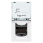 Legrand - Prise RJ45 catégorie 6A STP à blindage métal Mosaic 1 module - blanc