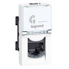 Legrand - Prise RJ45 catégorie 6 FTP Mosaic 1 module - blanc antimicrobien