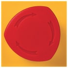 Legrand - Poussoir coup de poing d'arrêt d'urgence Mosaic -1/4 de tour -2 mod -rouge/jaune