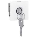 Legrand - Interrupteur à clé pour BAES Mosaic 2 modules pour télécommande 003900 - blanc