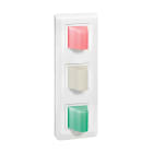Legrand - Hublot de couloir appel/présence Mosaic 3 voyants LED rouge/blanc/vert