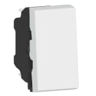 Interrupteur ou va-et-vient 10AX 250V Mosaic Easy-Led 1 module - blanc