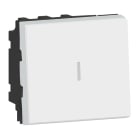 Legrand - Permutateur 10AX 250V~ Mosaic 2 modules - blanc