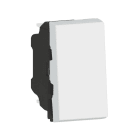 Legrand - Poussoir témoin 6A 250V~ Mosaic 1 module - blanc