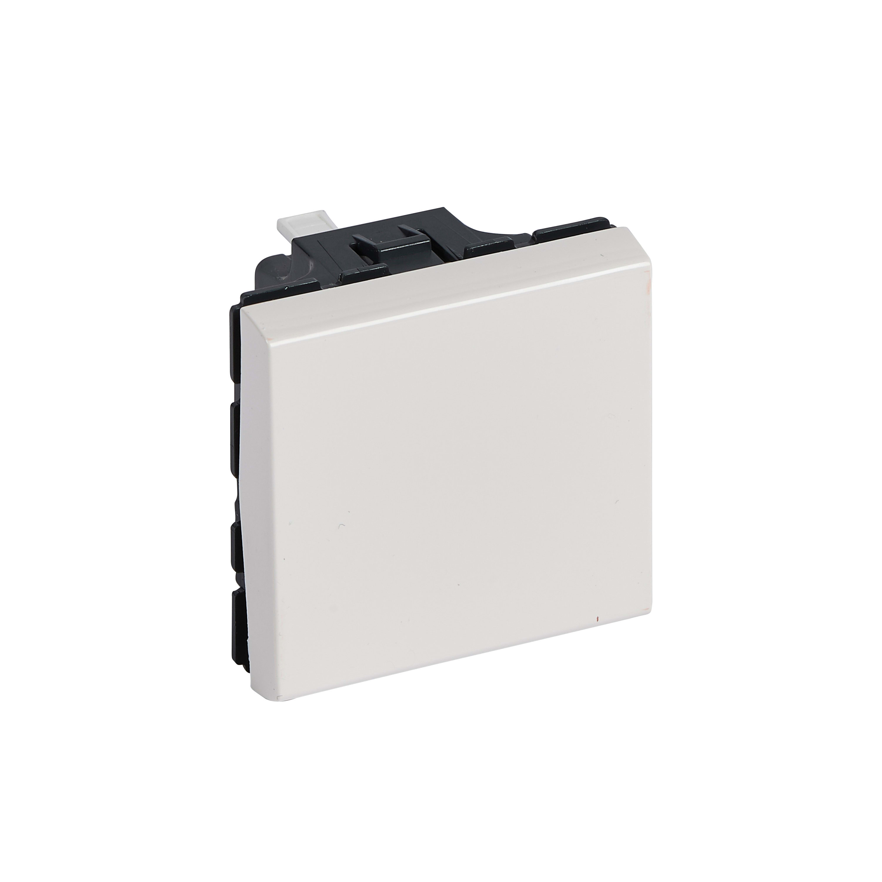 Legrand - Poussoir 6A 250V Mosaic 2 modules - blanc