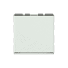 Legrand - Poussoir-inv porte-etiq Mosaic Easy-Led 6A 250V 2 mod blanc antimic