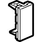 Legrand - Obturateur Mosaic -1 module - finitin blanc