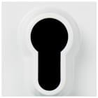 Legrand - Interrupteur à clé Mosaic - 2 positions - barillet européen - 2 modules - blanc