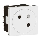 Legrand - Prise de courant 2P+T Surface Mosaic Link raccordement latéral 2 modules - blanc