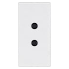 Legrand - Prise 2P TBT 3A Mosaic - connexion par bornes à vis -blanc antimicrobien