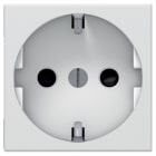 Legrand - Prise Mosaic standard germanique - 2P+T spécial 4mm² - 2 modules - blanc