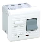 Legrand - Disjoncteur différentiel Uni+Neutre 230V~ 10A 30mA Mosaic 2 modules - blanc