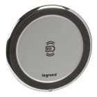 Legrand - Prêt à poser chargeur sans fil induction 3A 15W pou mobilier Ø80mm - couleur alu