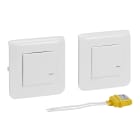 Legrand - Prêt-à-poser Mosaic interrupteur + commande sans fil - blanc