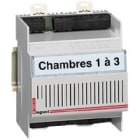 Legrand - Module de gestion 3 directions pour la gestion de 3 chambres - 4 modules