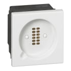 Legrand - Prise pour manipulateur Mosaic 2 modules - blanc antimicrobien