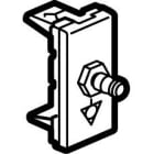 Legrand - Prise équipotentielle Mosaic 1 module - blanc antimicrobien