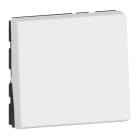 Legrand - Interrupteur/va-et-vient 10AX 250V~ Mosaic Easy-Led 2 mod - blanc antimicrobien